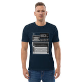 T-shirt unisexe, motif console, en coton biologique